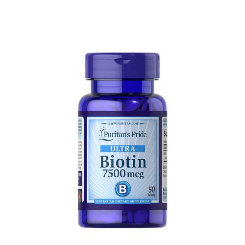 Puritan's Pride Biotin 7500 mcg (50 Tablets)