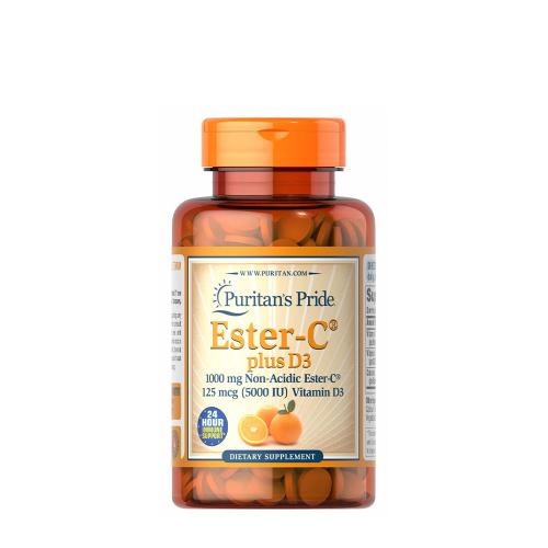 Puritan's Pride Ester-C® Plus D3 (60 Tablets)