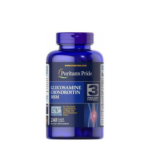 Puritan's Pride Glucosamine, Chondroitin And MSM (240 Caplets)