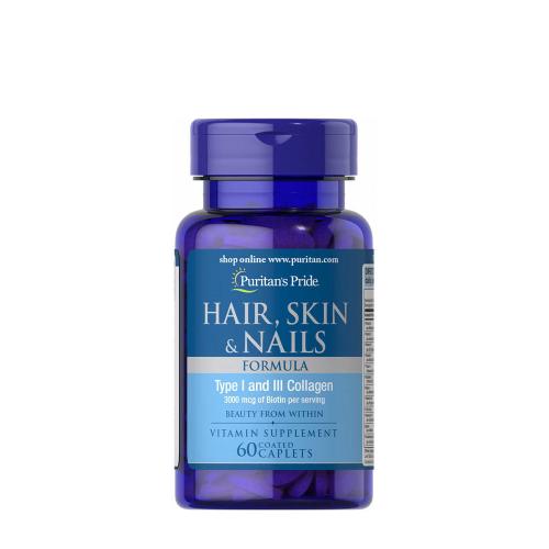 Puritan's Pride Hair, Skin & Nails Formula (60 Caplets)