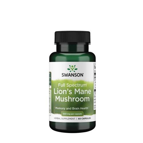 Swanson Lion's Mane Mushroom (60 Capsules)