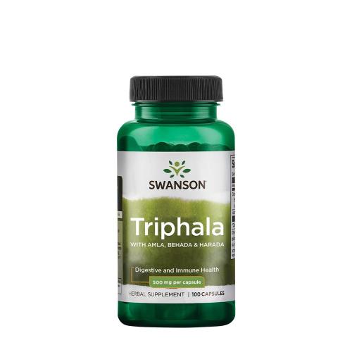 Swanson Triphala With Amla, Behada & Harada 500 mg (100 Capsules)