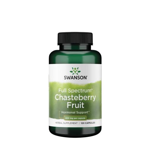 Swanson SWANSON FULL SPECTRUM CHASTEBERRY FRUIT 400 MG(120 Capsules) (120 Capsules)