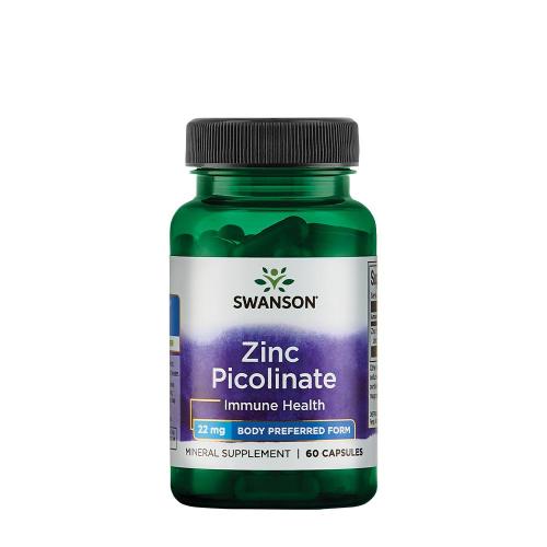 Swanson Zinc Picolinate - Body Preferred Form 22 mg (60 Capsules)