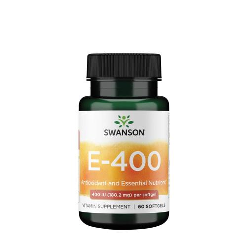 Swanson E-400 400 IU (60 Softgels)