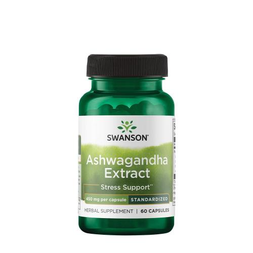 Swanson Ashwagandha Extract - Standardized 450 MG (60 Capsules)