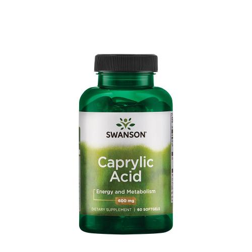 Swanson Caprylic Acid 600 MG (60 Softgels)