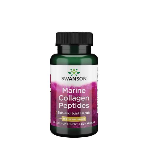 Swanson Type I Hydrolyzed Marine Collagen Peptides 400 MG (60 Capsules)