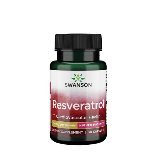 Swanson Resveratrol - Higher Potency 250 MG (30 Capsules)