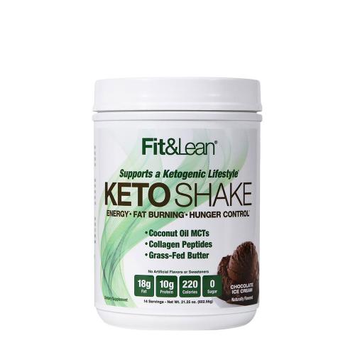 Fit & Lean Keto Shake (602 g, Chocolate Ice Cream)