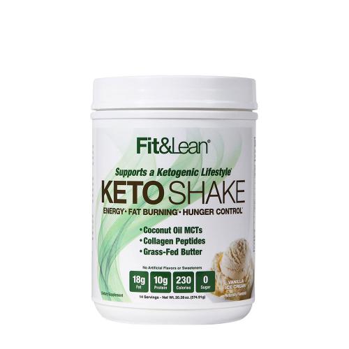 Fit & Lean Keto Shake (574 g, Vanilla Ice Cream)