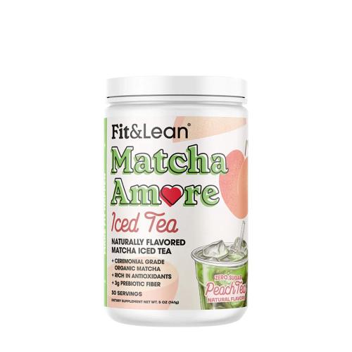 Fit & Lean Matcha Amore - Iced Tea (140 g, Peach Iced Tea)