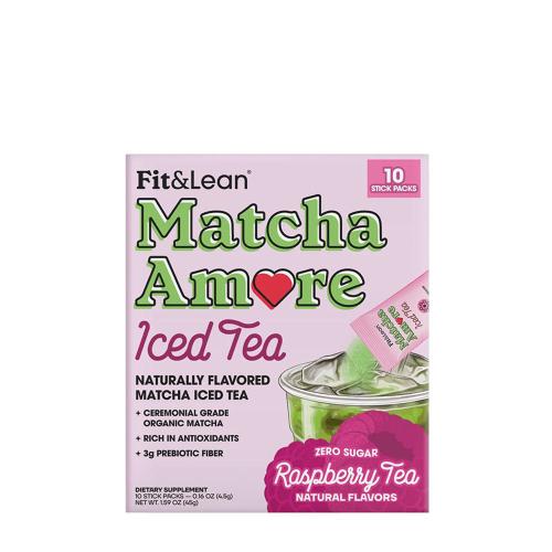 Fit & Lean Matcha Amore - Iced Tea (45 g, Raspberry Iced Tea)