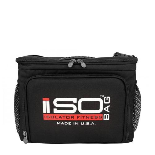 Isolator Fitness ISOBAG 6 MEAL (1 pc, Black with Red & White Logo)