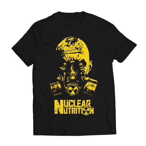 FA - Fitness Authority Nuclear Nutrition T-shirt (black/yellow) (L, Black Yellow)