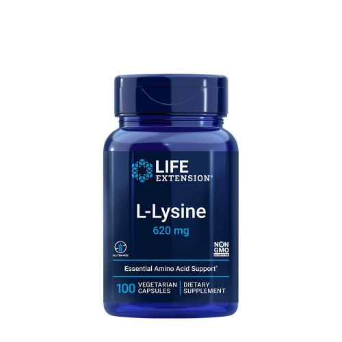 Life Extension L-Lysine 620 mg (100 Veg Capsules)