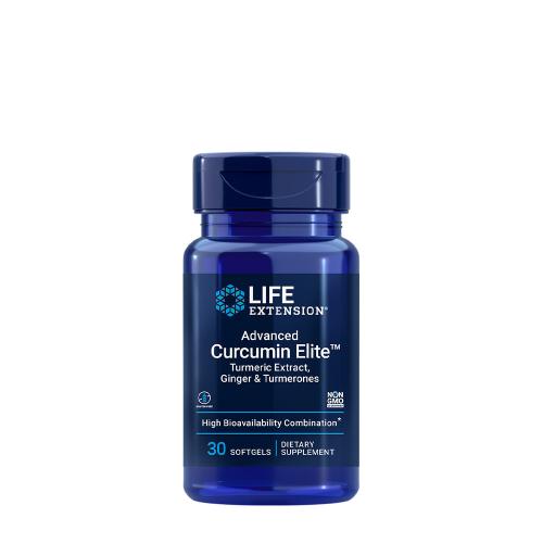 Life Extension Advanced Curcumin Elite Turmeric Extract, Ginger & Turmerones (30 Softgels)