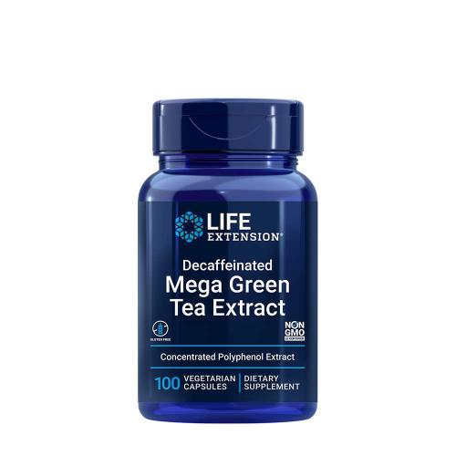 Life Extension Decaffeinated Mega Green Tea Extract  (100 Veg Capsules)