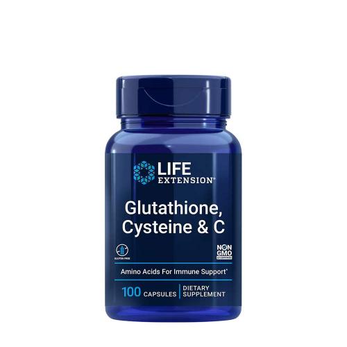 Life Extension Glutathione, Cysteine & C  (100 Veg Capsules)