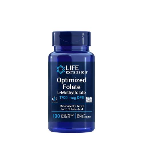 Life Extension Optimized Folate 1700 mcg  (100 Veg Capsules)