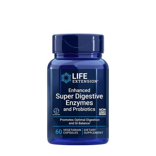 Life Extension Enhanced Super Digestive Enzymes and Probiotics (60 Veg Capsules)