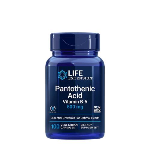 Life Extension Pantothenic Acid 500 mg (100 Veg Capsules)