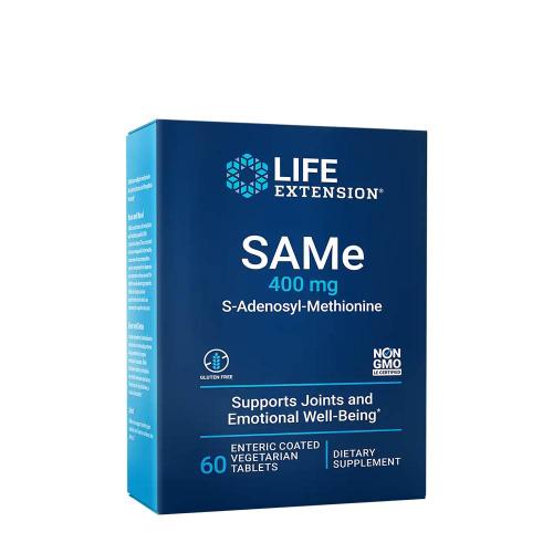 Life Extension SAMe 400 mg (S-Adenosyl-Methionine) (60 Tablets)