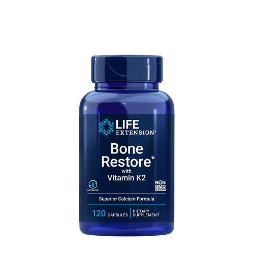 Life Extension Bone Restore with Vitamin K2 (120 Capsules)