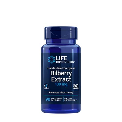 Life Extension Standardized European Bilberry Extract (90 Veg Capsules)