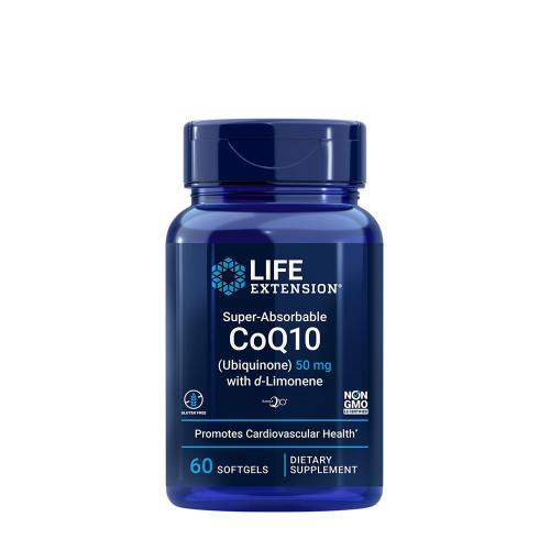 Life Extension Super-Absorbable CoQ10 (Ubiquinone) with d-Limonene (60 Softgels)