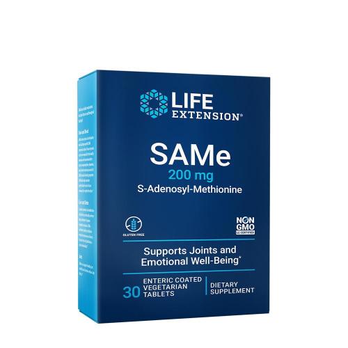 Life Extension SAMe 200 mg (S-Adenosyl-Methionine) (30 Tablets)