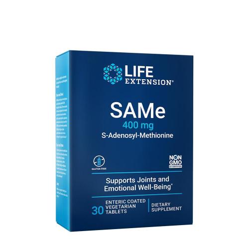 Life Extension SAMe 400 mg (S-Adenosyl-Methionine) (30 Tablets)