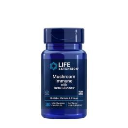   Life Extension Mushroom Immune with Beta Glucans (30 Veg Capsules)