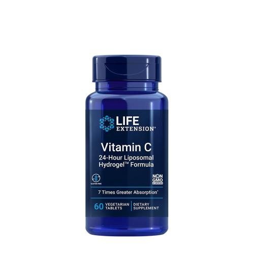 Life Extension Vitamin C 24-Hour Liposomal Hydrogel™ Formula (60 Veg Tablets)