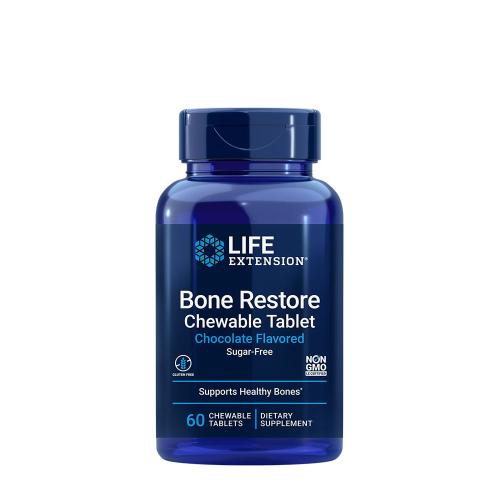 Life Extension Bone Restore Chewable Tablets (Chocolate) (60 Chewable Tablets)