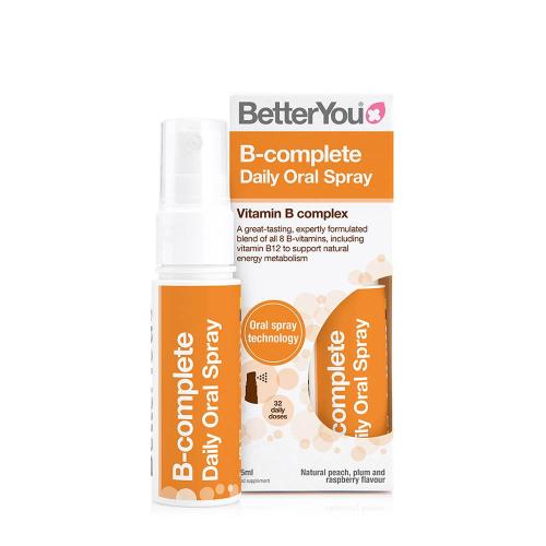 BetterYou B-Complete Oral Spray (25 ml, Natural Peach, Plum and Raspberry)