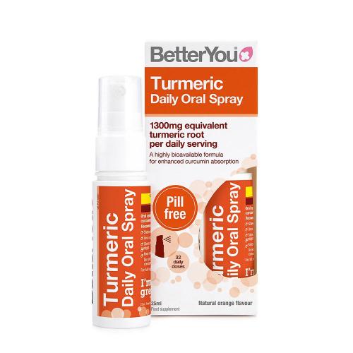 BetterYou Turmeric Oral Spray (25 ml, Orange)