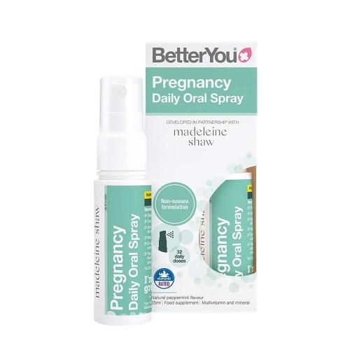 BetterYou Pregnancy Oral Spray (25 ml, Natural Peppermint)