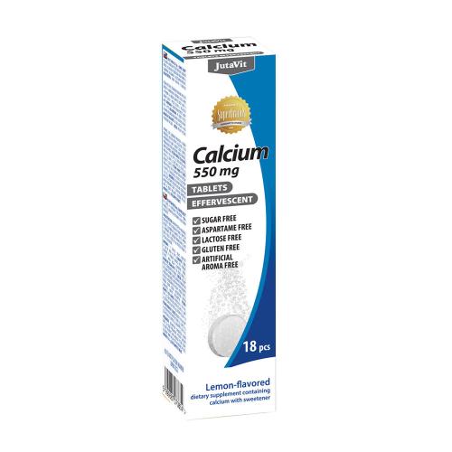 JutaVit Calcium 500 mg effervescent tablet (18 Effervescent Tablets, Lemon)