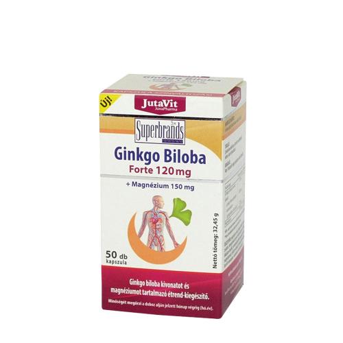 JutaVit Ginkgo Biloba 120 mg + Magnesium 150 mg tablet (50 Capsules)