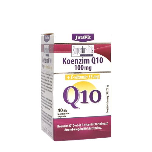 JutaVit Coenzyme Q10 100 mg + Vitamin E capsule (40 Tablets)