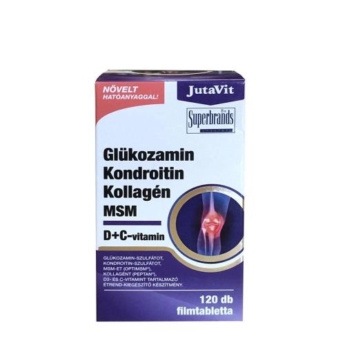 JutaVit Glucosamine Collagen MSM Vitamin D + C (120 Tablets)