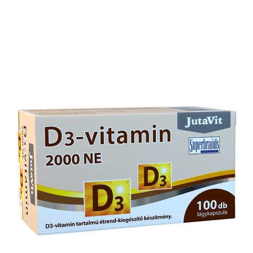 JutaVit Vitamin D3 2000 IU (50μg) (100 Softgels)