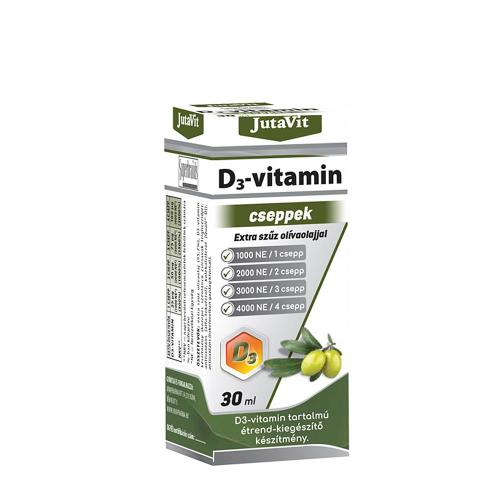 JutaVit Vitamin D3 drops with Extra Virgin Olive Oil (30 ml)