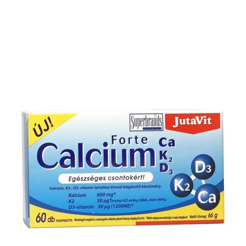 JutaVit Calcium Forte + Ca/K2/D3  (60 Tablets)