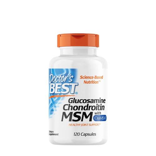 Doctor's Best Glucosamine Chondroitin MSM with Optimsm (120 Capsules)