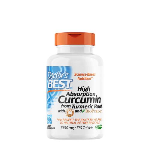 Doctor's Best High Abs. Curcumin From Turmeric Root + C3  (120 Tablets)