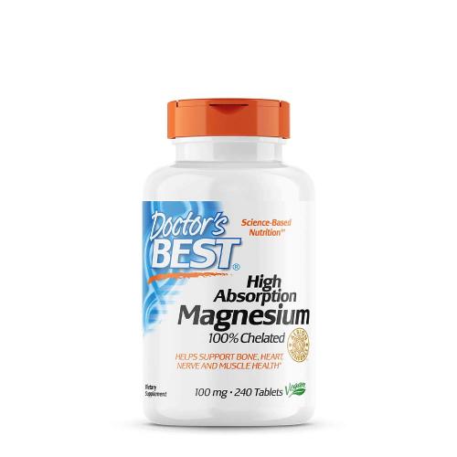 Doctor's Best High Absorption Magnesium 100 mg (240 Tablets)