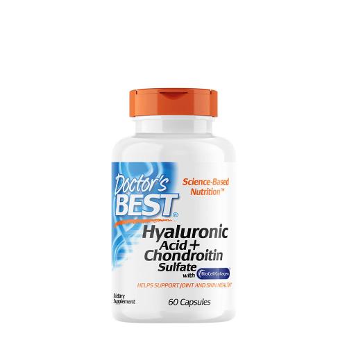 Doctor's Best Hyaluronic Acid + Chondroitin Sulfate + Biocell  (60 Capsules)
