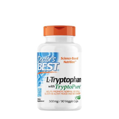 Doctor's Best L-Tryptophan with Tryptopure 500 mg (90 Veggie Capsules)